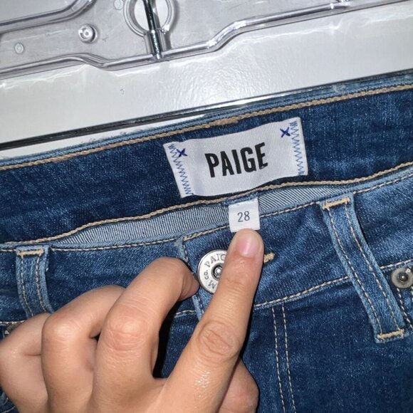 Paige paige verdugo pipink raw hem Womens Size 28 With Side Stripes - Picture 6 of 10